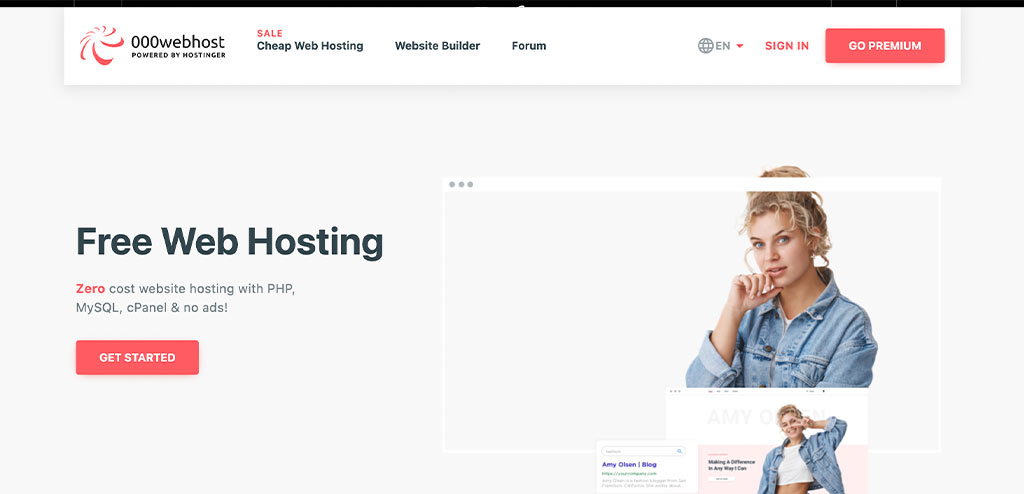 000Webhost Homepage
