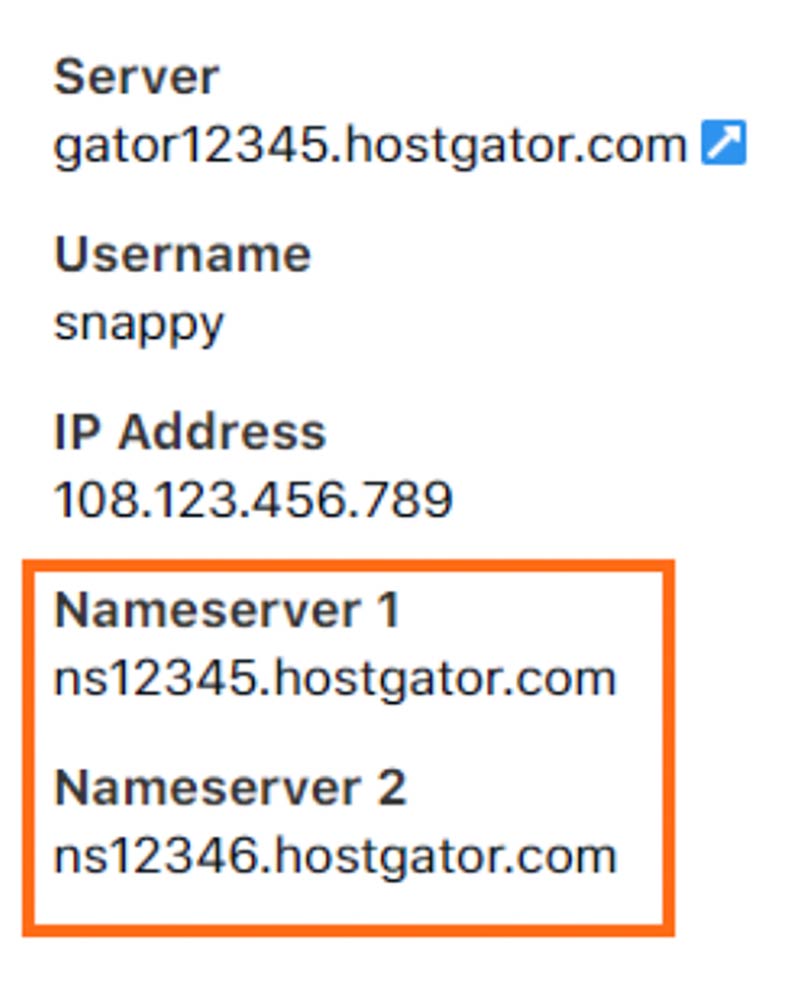 DNS Hostgator