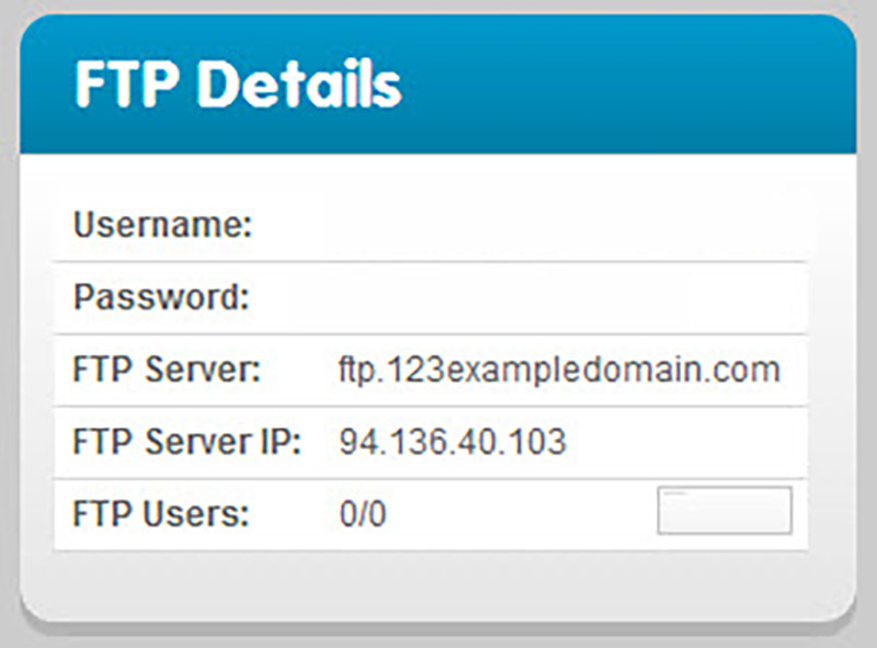 FTP Details