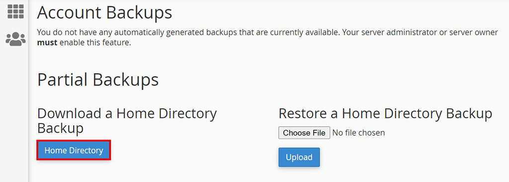 Home-Directory-Backups