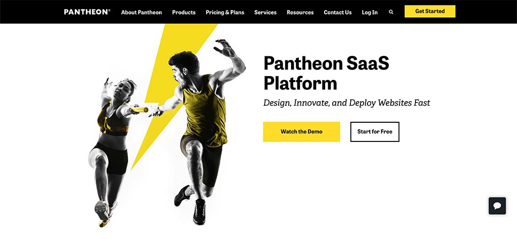 Pantheon Homepage