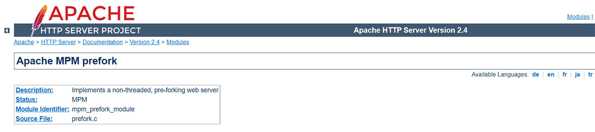 Apache-MPM-prefork