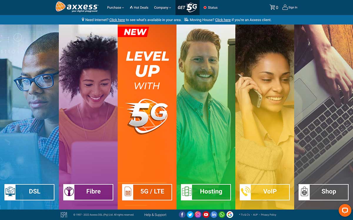 Axxess-Homepage