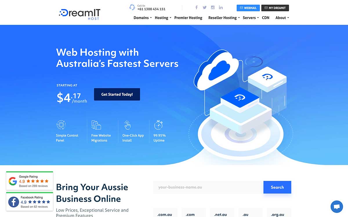 DreamIT-Homepage