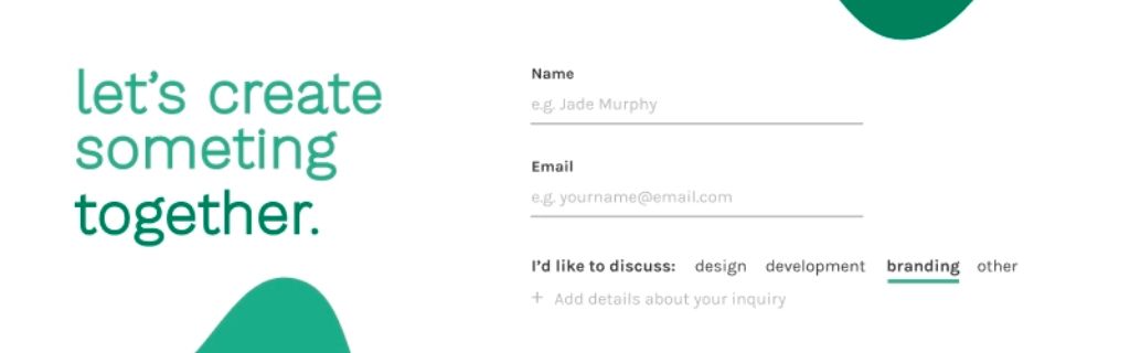 Freelance Contact Page