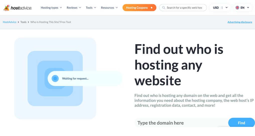 Hosting Checker - Find out who is hosting any website