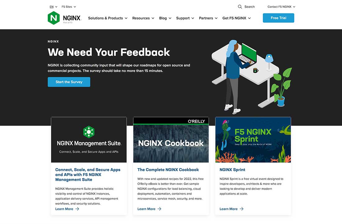 NGINX-homepage