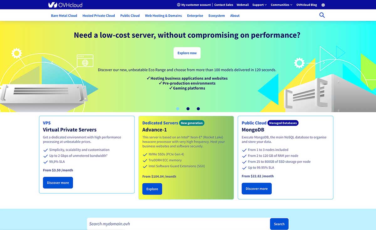 OVH-Cloud-Homepage