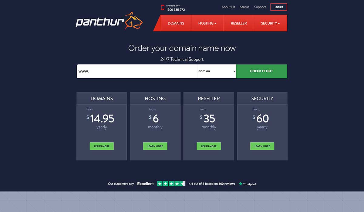 Panthur-Homepage