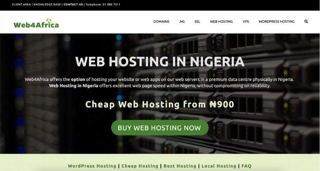 Web4Africa Homepage
