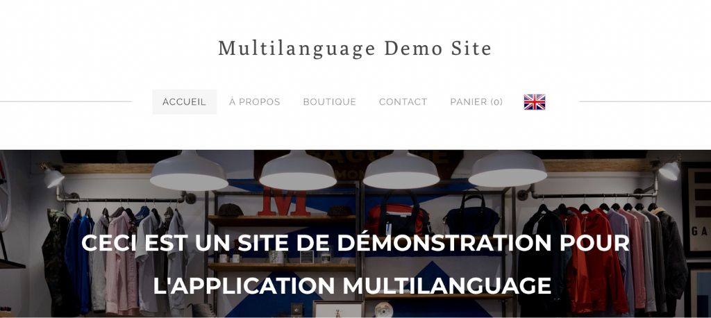 Weebly Multilanguage Demo Site