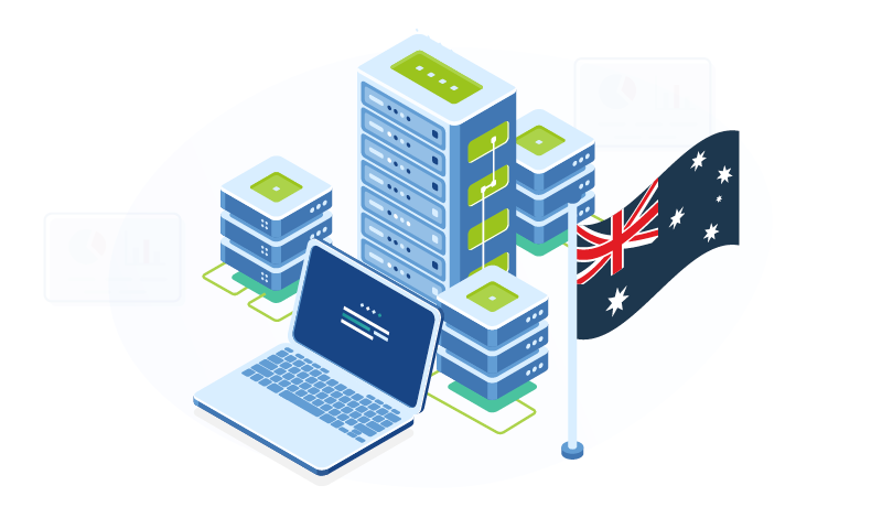 best-web-hosting-for-australia-illustrations