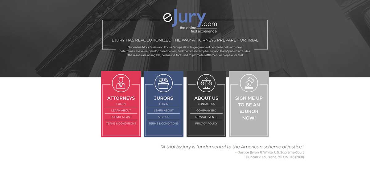 eJury-homepage