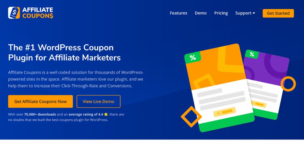 Affiliate Coupons Homepage