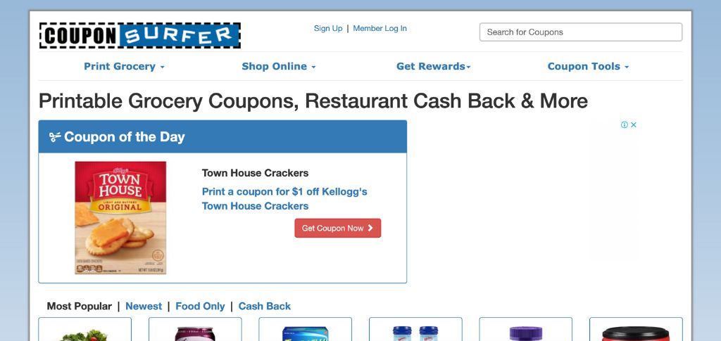 Coupon Surfer Homepage