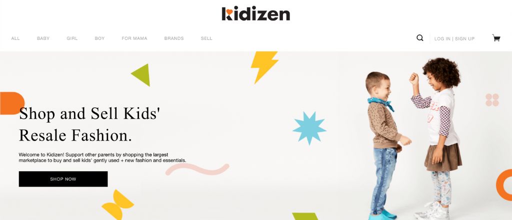 Kidizen Homepage