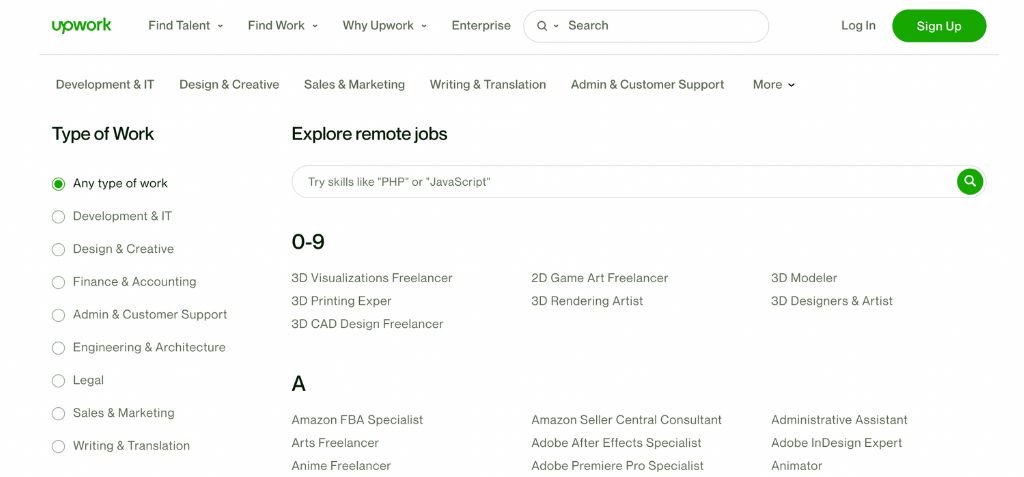 Upwork Jobs