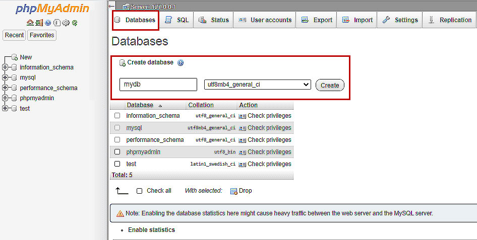 wamp-step-06-mydb