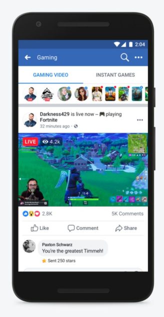 Facebook Live Games