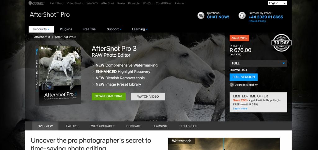 AfterShot Pro Homepage
