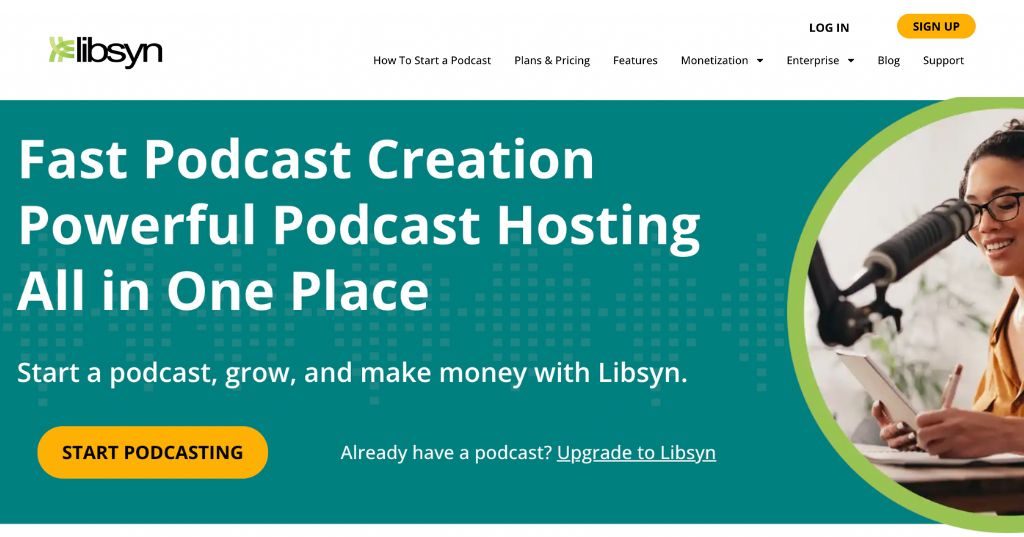 Libsyn Homepage