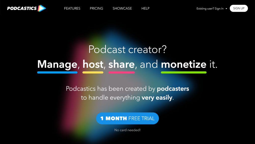 Podcastics Homepage