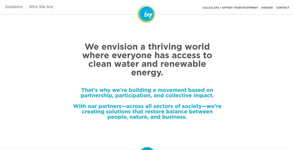 Bonneville Environmental Foundation Homepage