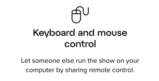 GoToMeeting Keyboard and mouse control