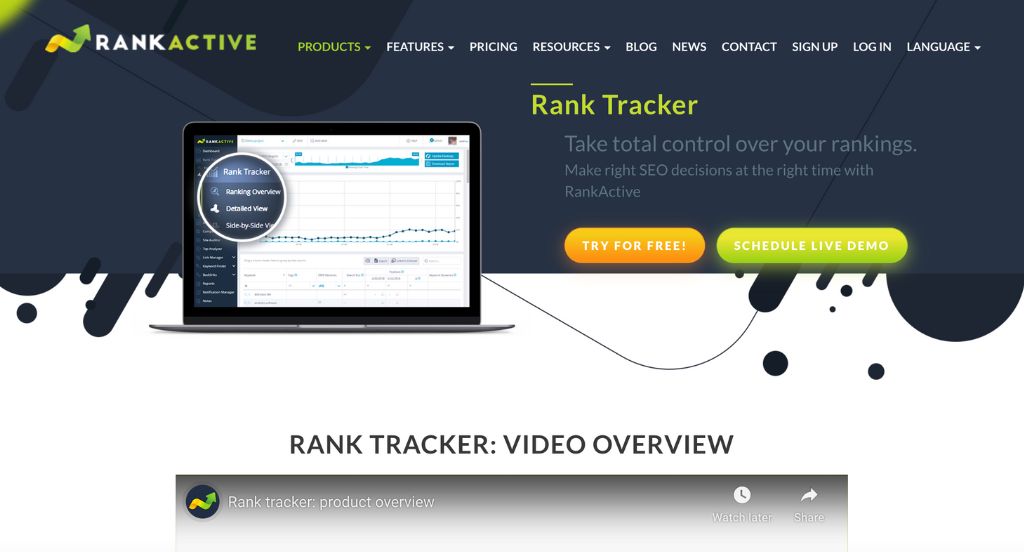 RankActive Rank Tracker