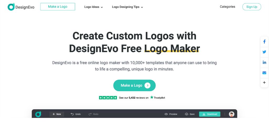DesignEvo Homepage
