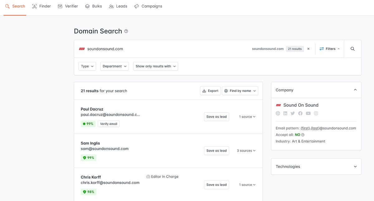 Getting Contact Details